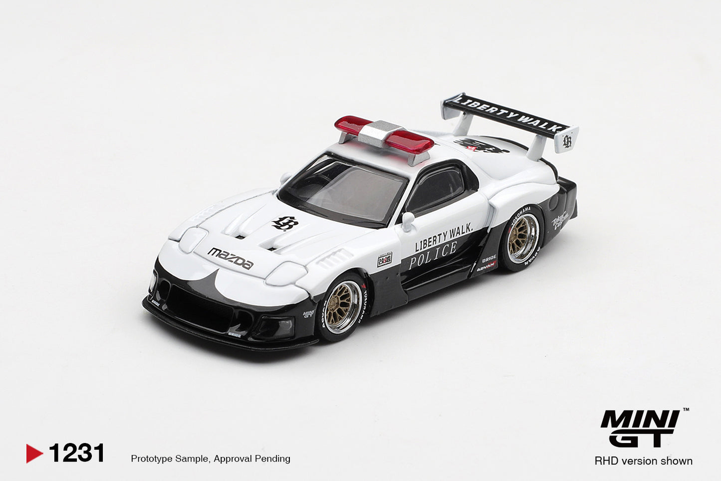 *Pre-Order* Mini GT No.1231 Mazda RX-7 LB-Super Silhouette Police