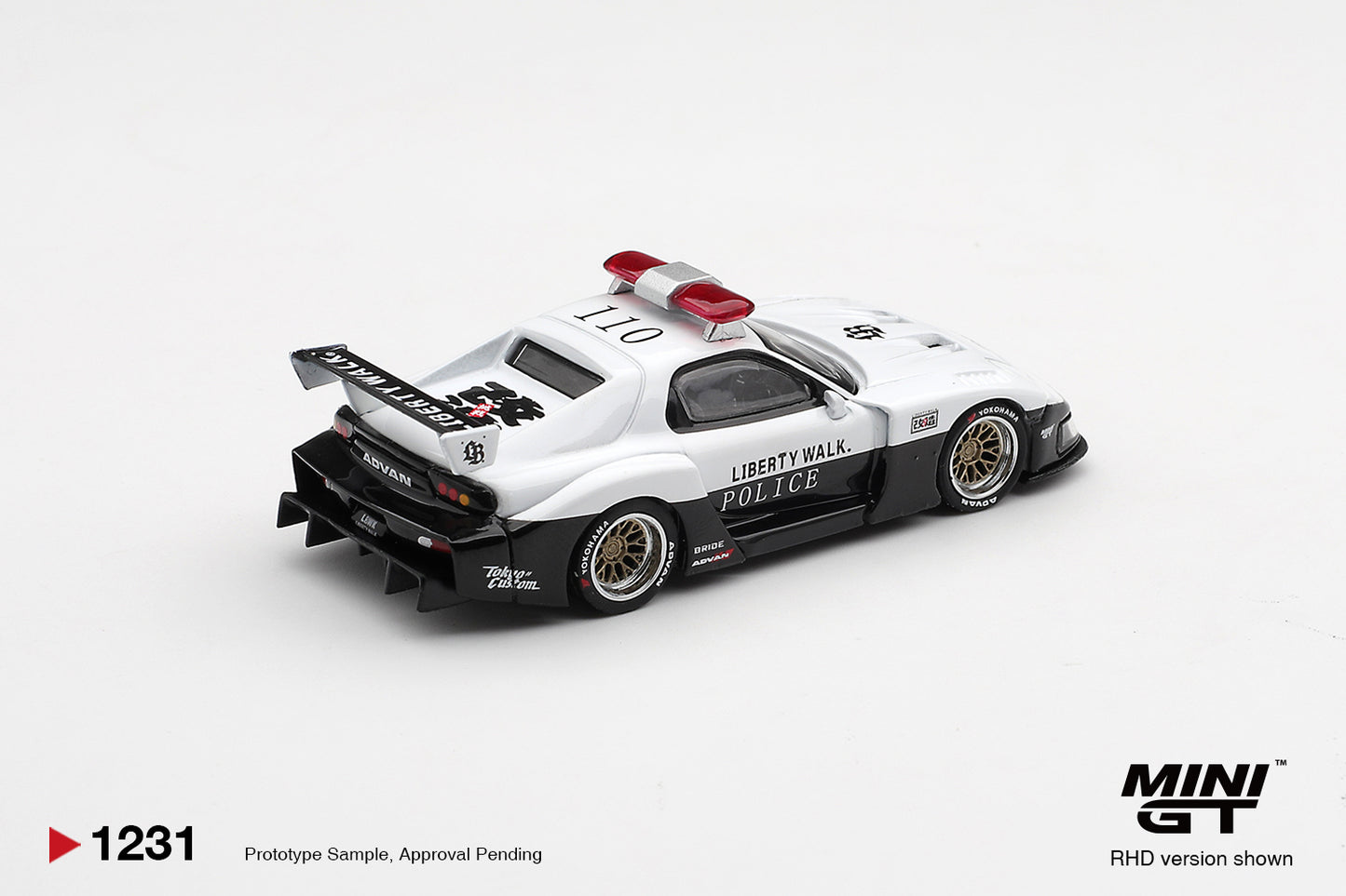 *Pre-Order* Mini GT No.1231 Mazda RX-7 LB-Super Silhouette Police