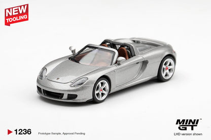 *Pre-Order* Mini GT No.1236 Porsche Carrera GT GT Silver