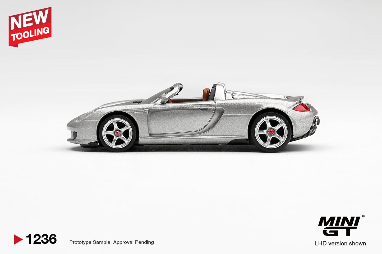 *Pre-Order* Mini GT No.1236 Porsche Carrera GT GT Silver