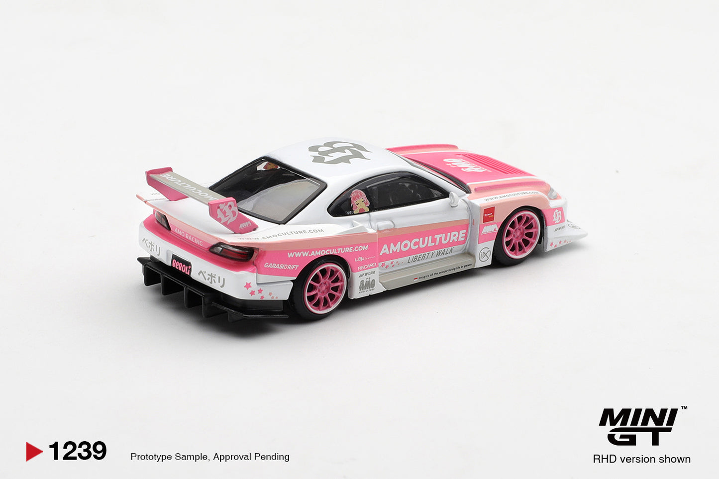 *Pre-Order* Mini GT No.1239 Nissan SILVIA (S15) LB-Super Silhouette AMOCULTURE