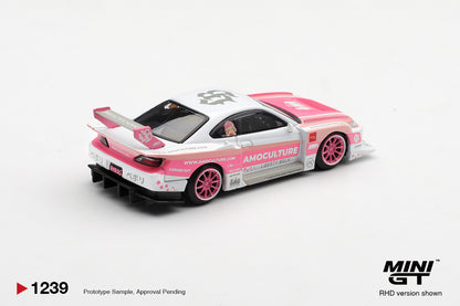 *Pre-Order* Mini GT No.1239 Nissan SILVIA (S15) LB-Super Silhouette AMOCULTURE