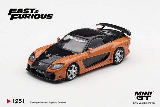 *Pre-Order* Mini GT No.1251 Mazda RX-7 VeilSide Fortune “The Fast and the Furious: Tokyo Drift” Han Seoul-Oh - Blister Packaging