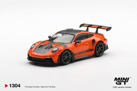 *Pre-Order* Mini GT No.1304 Porsche 911 (992) GT3 RS Weissach Package Gulf Orange