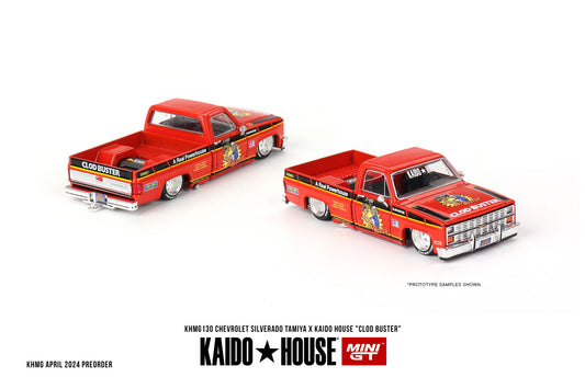 *Pre-Order* Mini GT x Kaido House No.130 Chevrolet Silverado TAMIYA x KAIDO HOUSE "CLOD BUSTER"