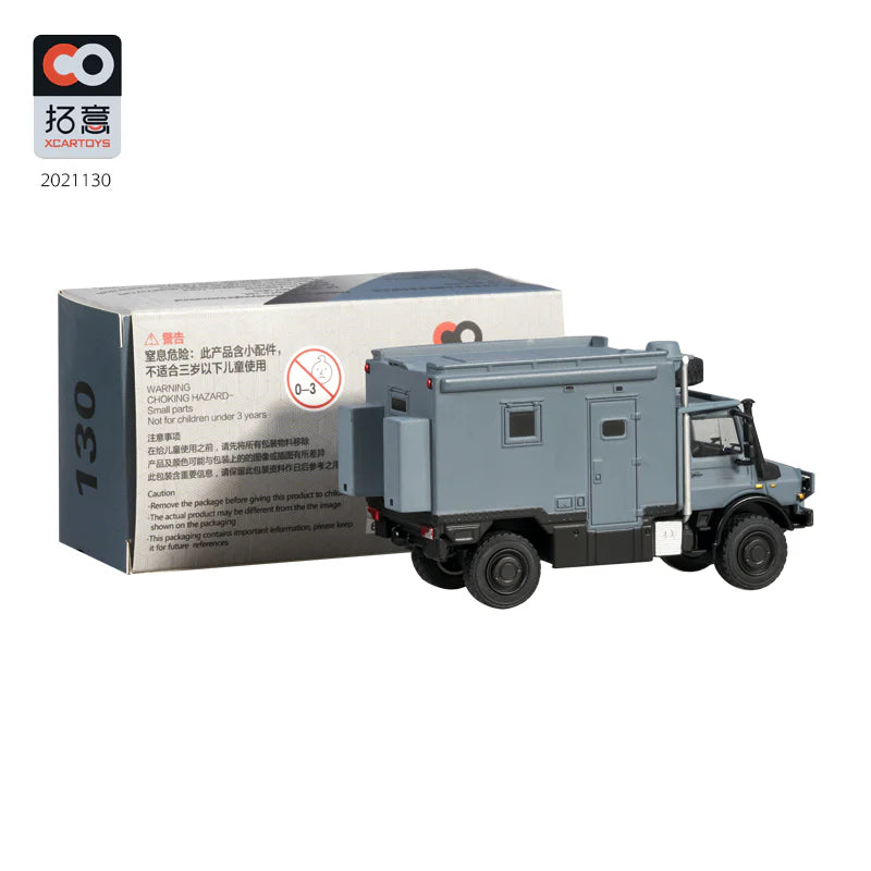 XCarToys No.130 Mercedes-Benz Unimog Recreational Vehicle - Metallic Gray