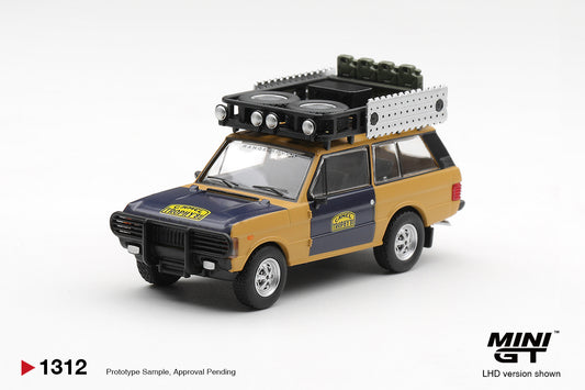 *Pre-Order* Mini GT No.1312 Range Rover 1981 Camel Trophy Sumatra H.Fischer & W.Bays