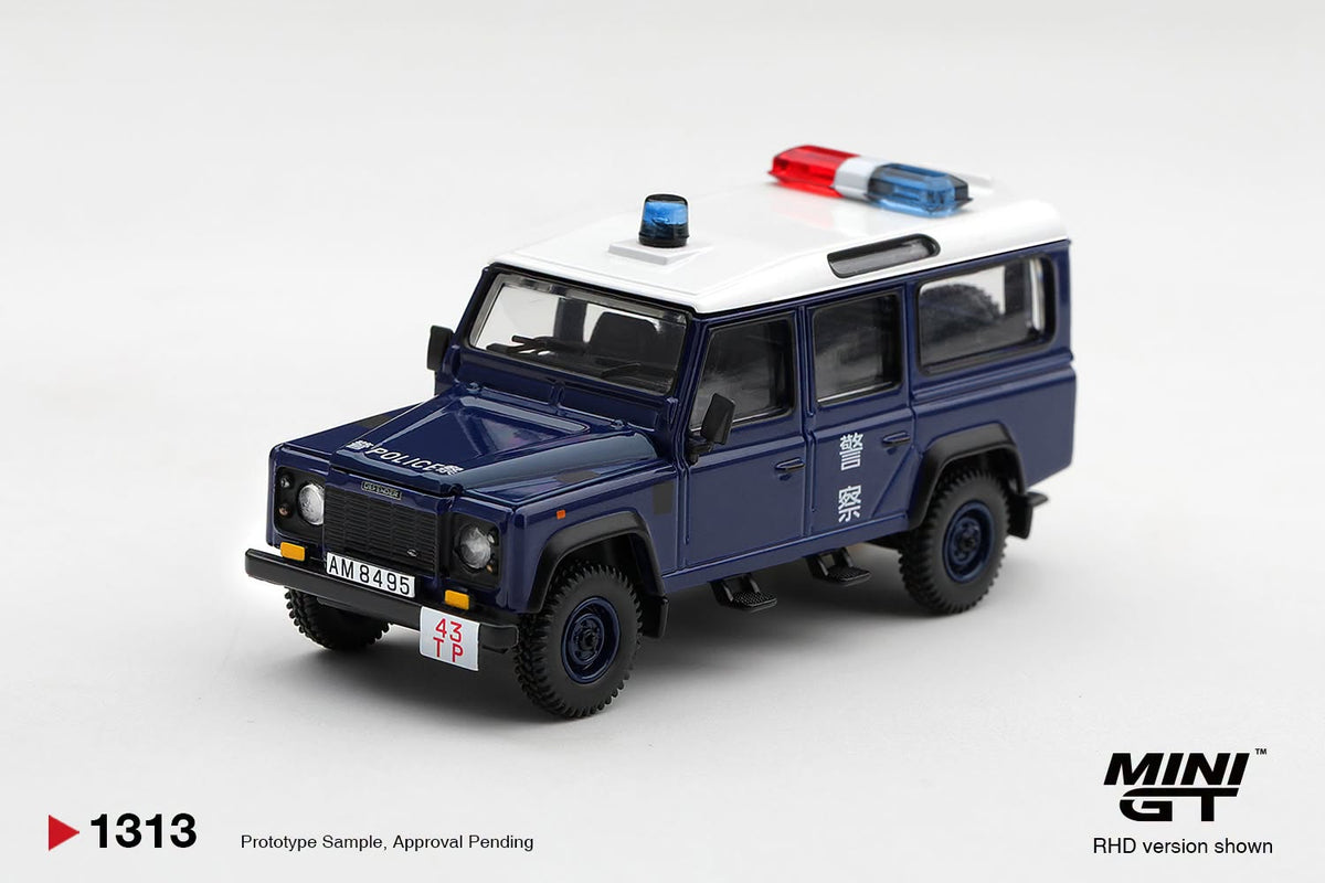 *Pre-Order* Mini GT No.1313 Land Rover Defender 110 Royal HK Police Tai Po District (HK Exclusive)