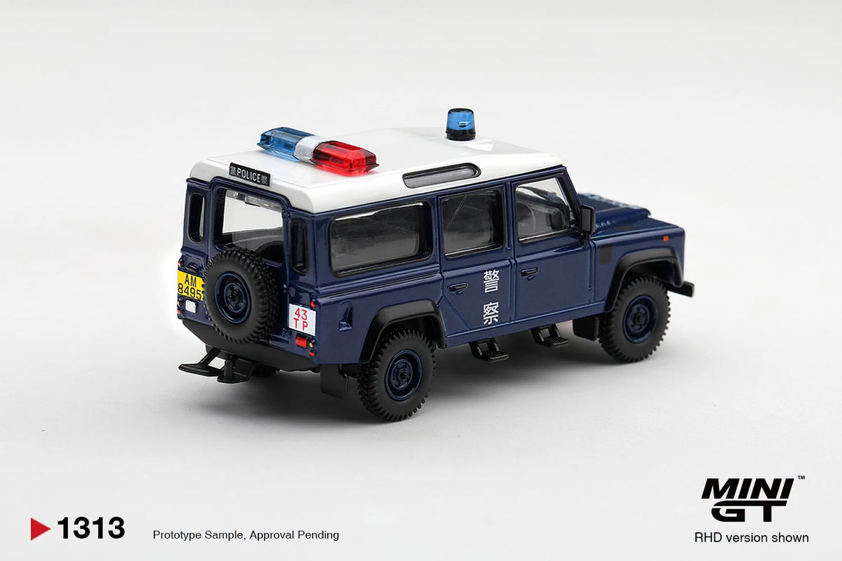 *Pre-Order* Mini GT No.1313 Land Rover Defender 110 Royal HK Police Tai Po District (HK Exclusive)