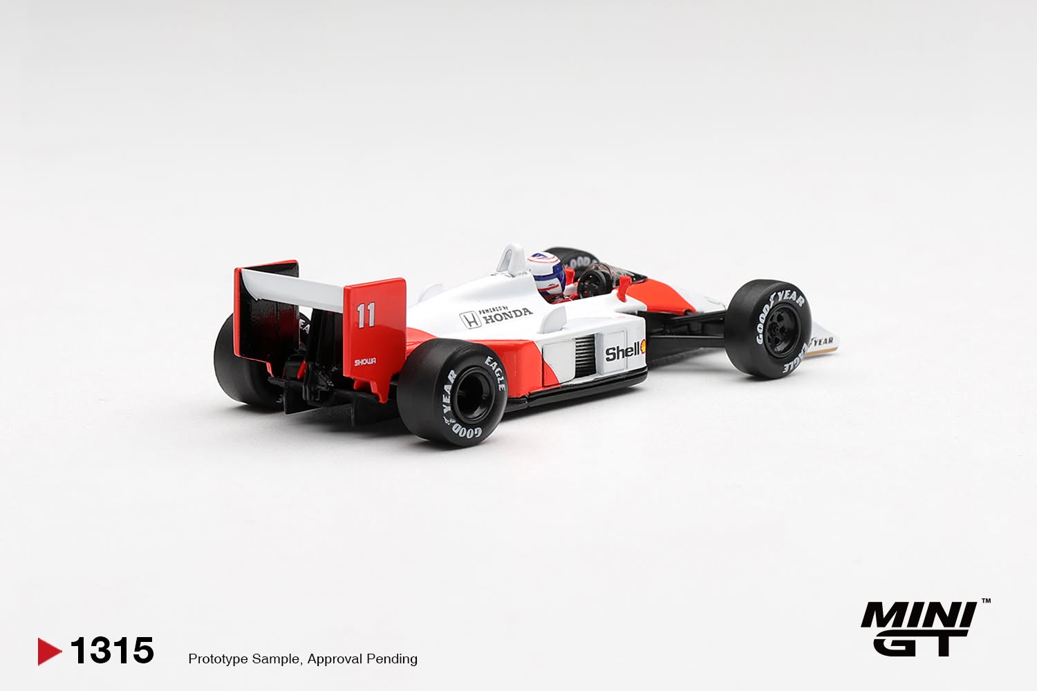 Pre-Order* Mini GT No.1315 McLaren MP4/4 #11 Alain Prost 1988