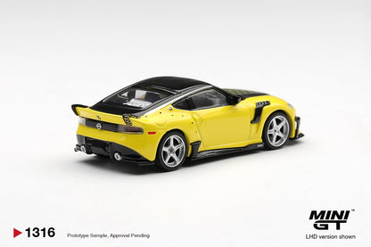 *Pre-Order* Mini GT No.1316 Nissan Z VeilSide FFZ400 Ikazuchi Yellow