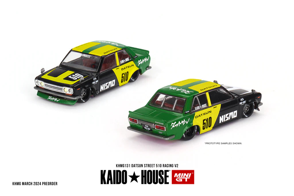 *Pre-Order* Mini GT x Kaido House No.131 Datsun Street 510 Racing V2