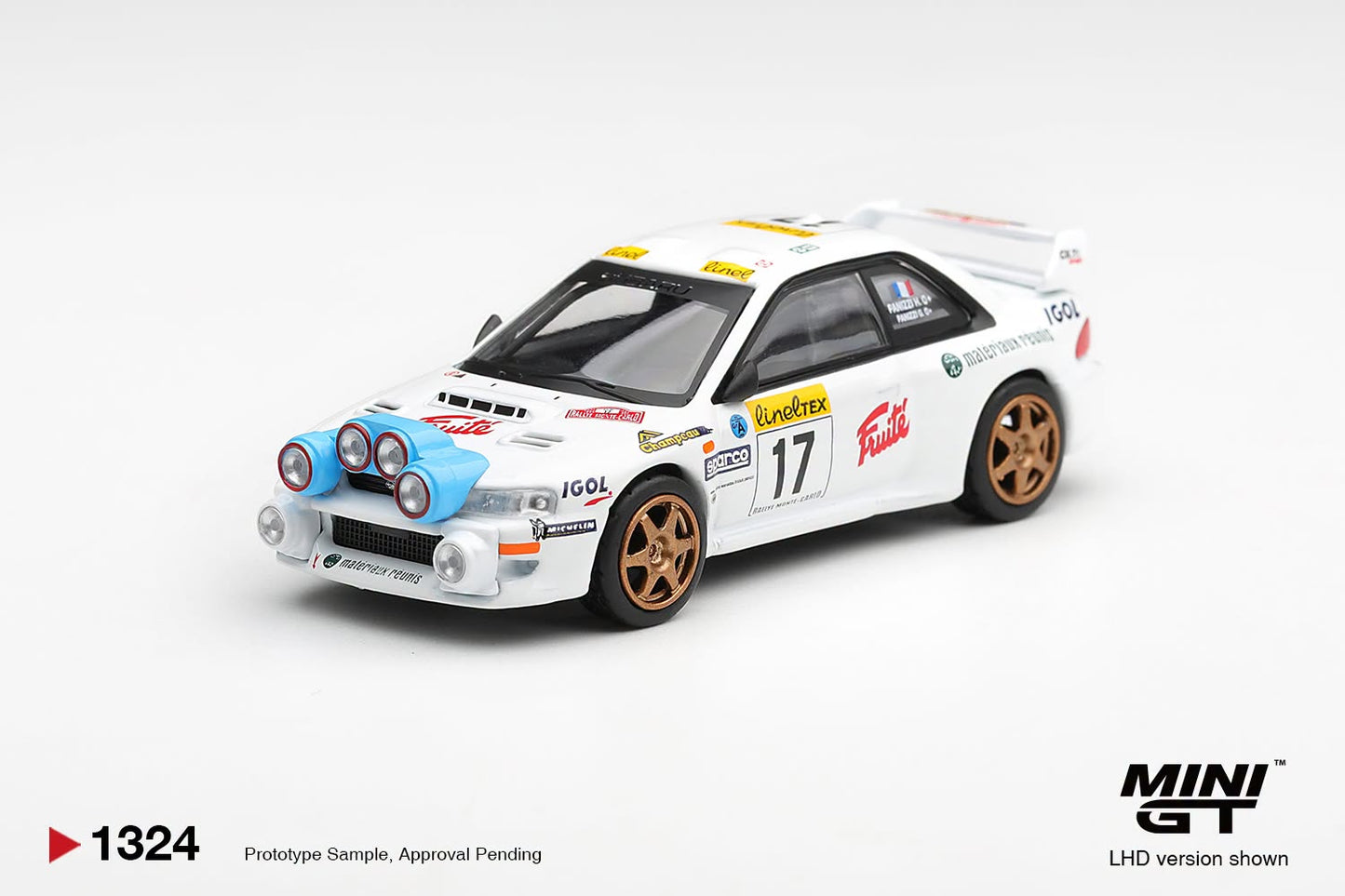 *Pre-Order* Mini GT No.1324 Subaru Impreza WRC98 #17 1999 Rally Monte-Carlo