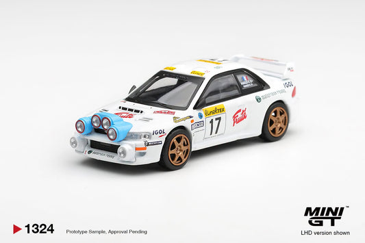 *Pre-Order* Mini GT No.1324 Subaru Impreza WRC98 #17 1999 Rally Monte-Carlo
