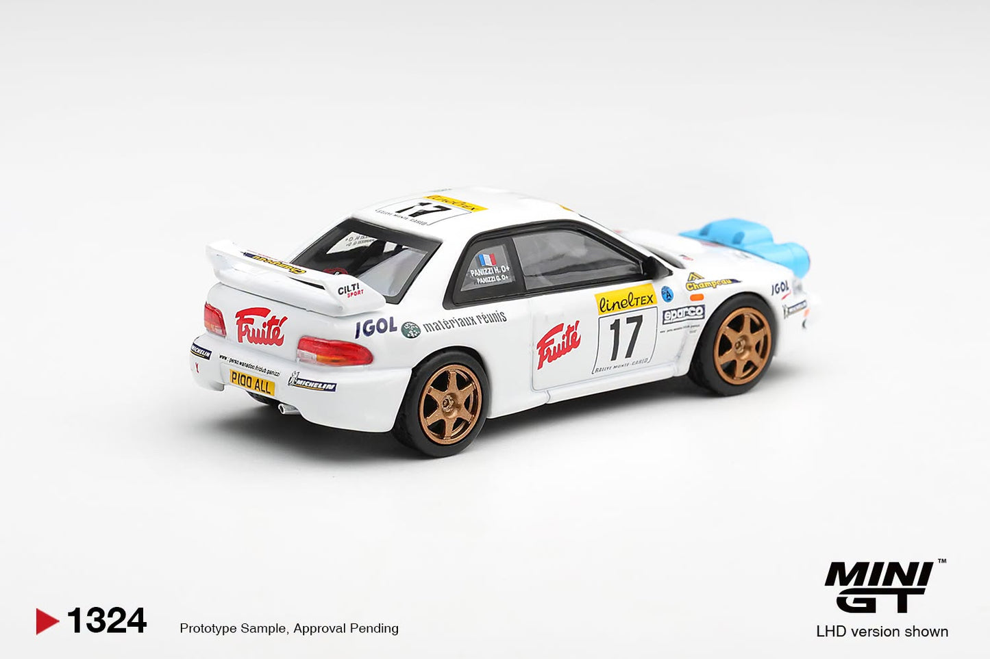 *Pre-Order* Mini GT No.1324 Subaru Impreza WRC98 #17 1999 Rally Monte-Carlo