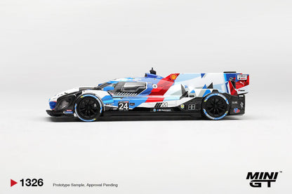 *Pre-Order* Mini GT No.1326 BMW M Hybrid V8 GTP #24 BMW M Team RLL 2024 IMSA Daytona 24 Hrs