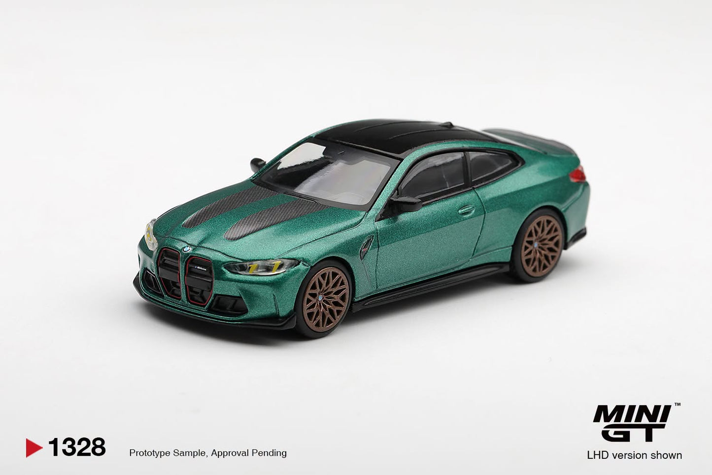 *Pre-Order* Mini GT No.1328 BMW M4 CS Frozen Isle of Man Green Metallic