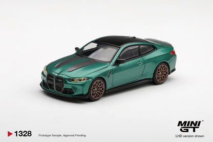 *Pre-Order* Mini GT No.1328 BMW M4 CS Frozen Isle of Man Green Metallic