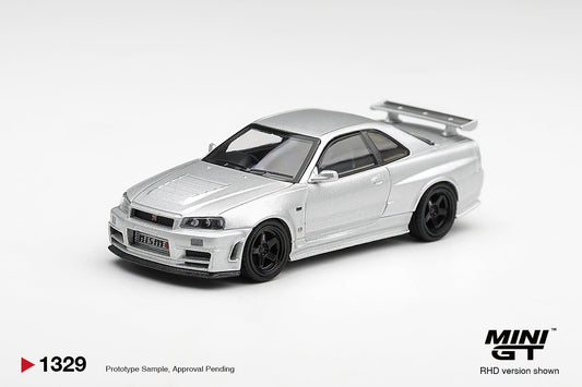 *Pre-Order* Mini GT No.1329 Nissan NISMO R34GT-R Z-tune Z-Tune Silver