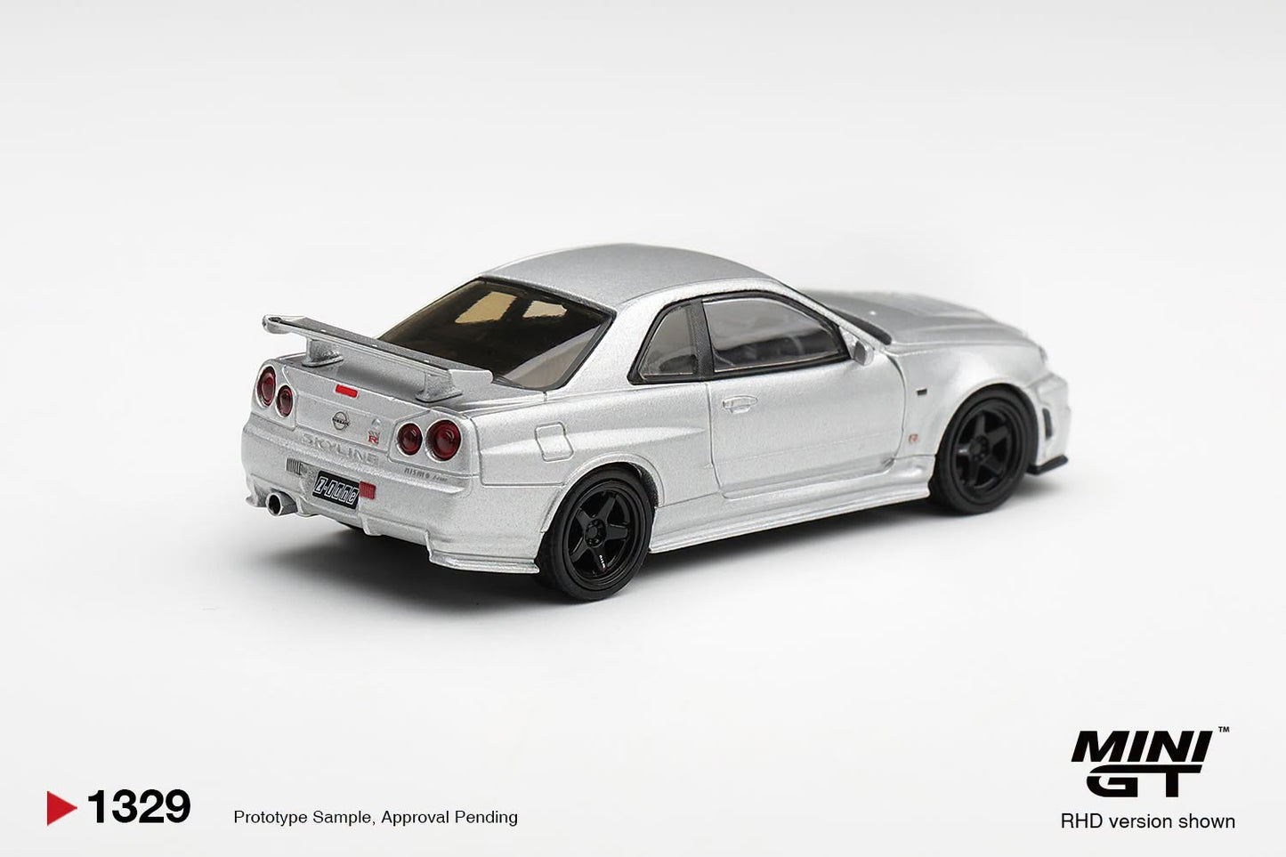 *Pre-Order* Mini GT No.1329 Nissan NISMO R34GT-R Z-tune Z-Tune Silver