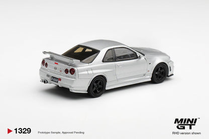 *Pre-Order* Mini GT No.1329 Nissan NISMO R34GT-R Z-tune Z-Tune Silver
