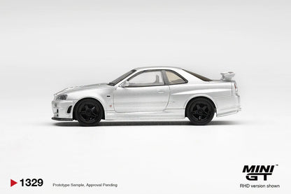 *Pre-Order* Mini GT No.1329 Nissan NISMO R34GT-R Z-tune Z-Tune Silver