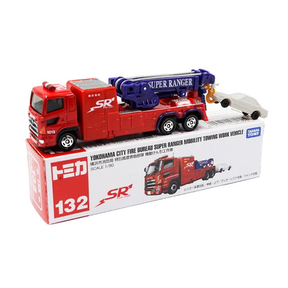 Tomica No.132 Yokohama City Fire Bureau Super Ranger Mobility Towing Work Vehicle