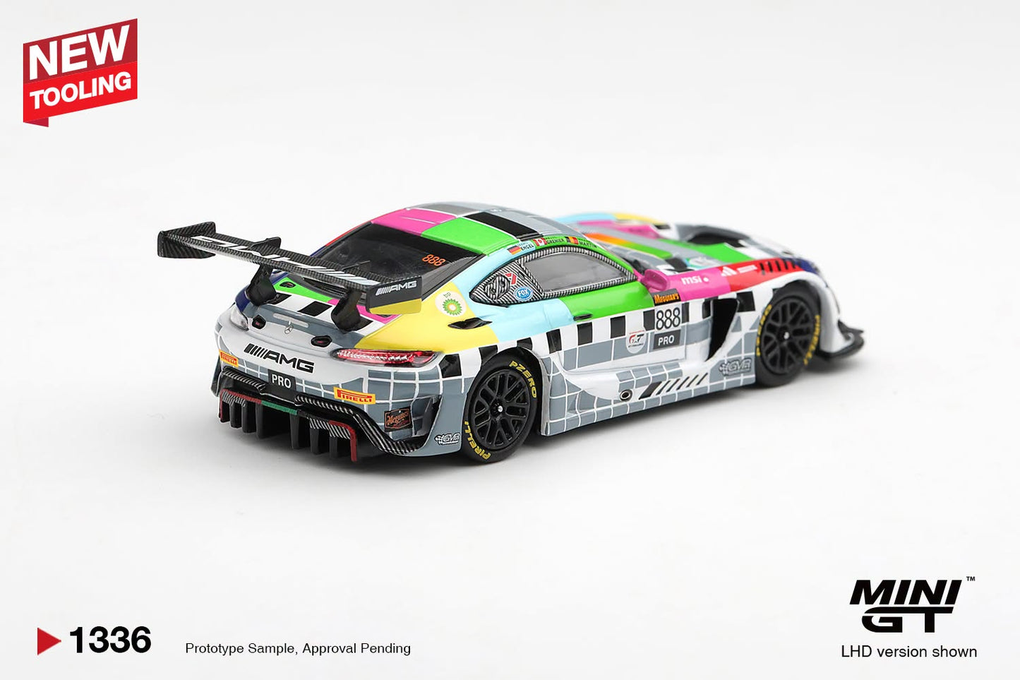 *Pre-Order* Mini GT No.1336 Mercedes-AMG GT3 #888 Mercedes-AMG Team GMR Meguiar´s Bathurst 12 Hour 2025