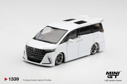 *Pre-Order* Mini GT No.1339 Toyota Alphard 40 KUHL White