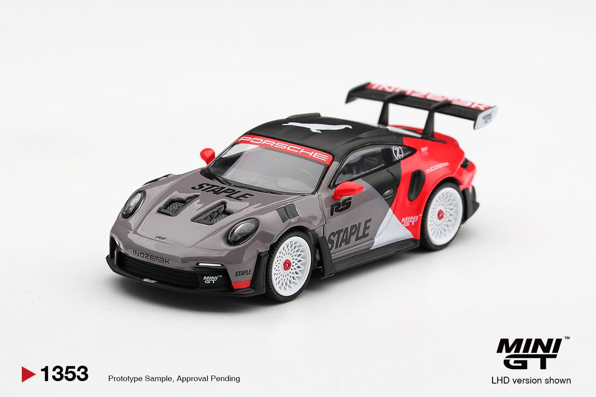 *Pre-Order* Mini GT No.1353 Porsche 911 GT3 RS STAPLE x INOZETEK