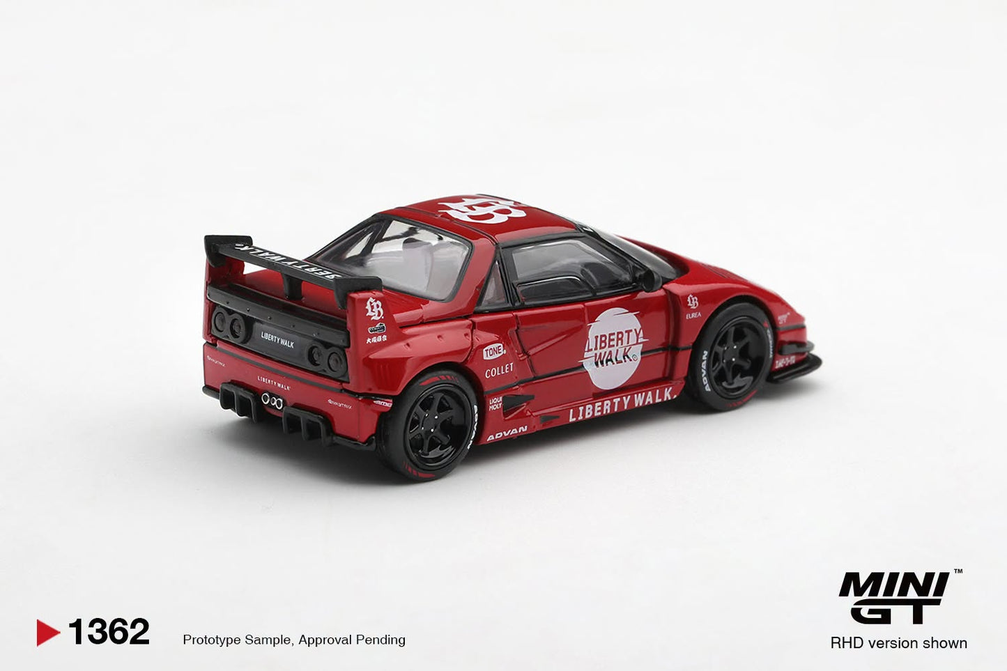 *Pre-Order* Mini GT No.1362 Mazda AZ-1 Liberty Walk LB40 LB-Hinomaru Red