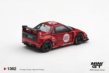 *Pre-Order* Mini GT No.1362 Mazda AZ-1 Liberty Walk LB40 LB-Hinomaru Red