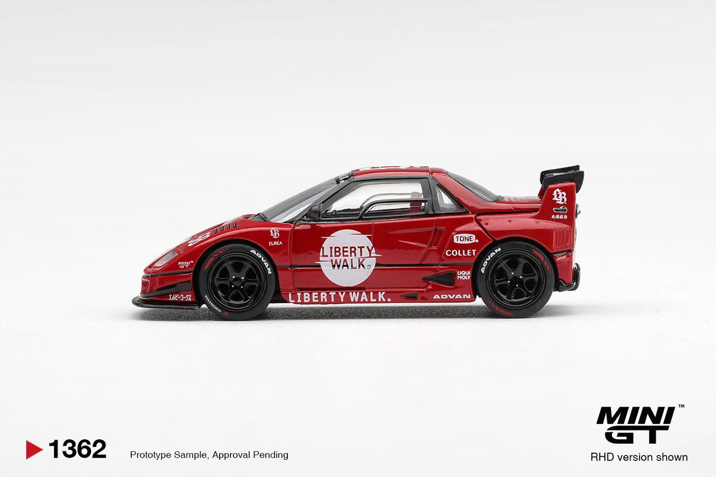 *Pre-Order* Mini GT No.1362 Mazda AZ-1 Liberty Walk LB40 LB-Hinomaru Red
