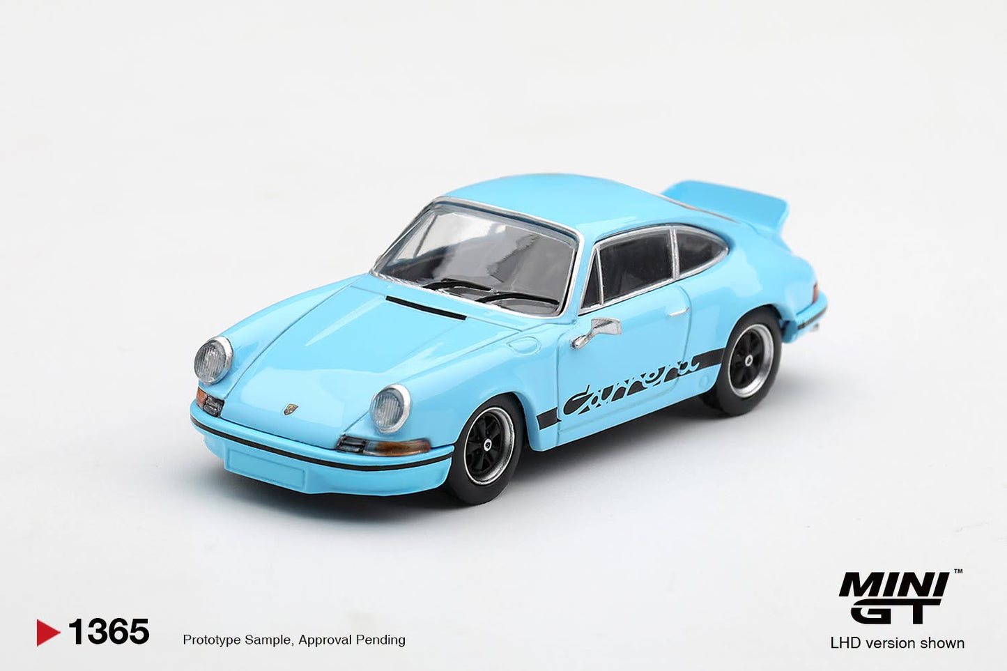 *Pre-Order* Mini GT No.1365 Porsche 911 Carrera RS 2.7 Gulf Blue with Black Livery