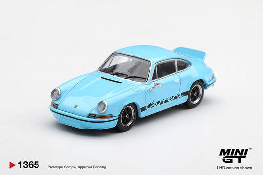 *Pre-Order* Mini GT No.1365 Porsche 911 Carrera RS 2.7 Gulf Blue with Black Livery