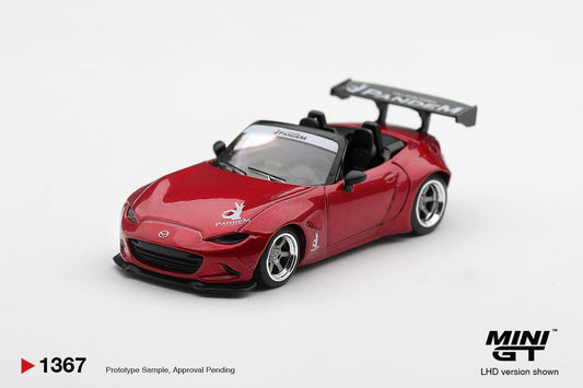 *Pre-Order* Mini GT No.1367 Mazda Miata MX-5 (ND) Pandem Kodo Red
