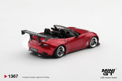 *Pre-Order* Mini GT No.1367 Mazda Miata MX-5 (ND) Pandem Kodo Red