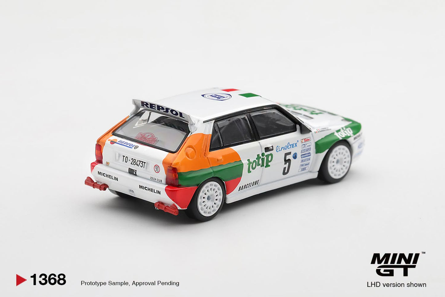 *Pre-Order* Mini GT No.1368 Lancia Delta HF Integrale Evoluzione #5 1993 Rallye Monte-Carlo