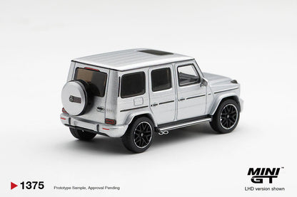*Pre-Order* Mini GT No.1375 Mercedes-AMG G 63 Silver Metallic