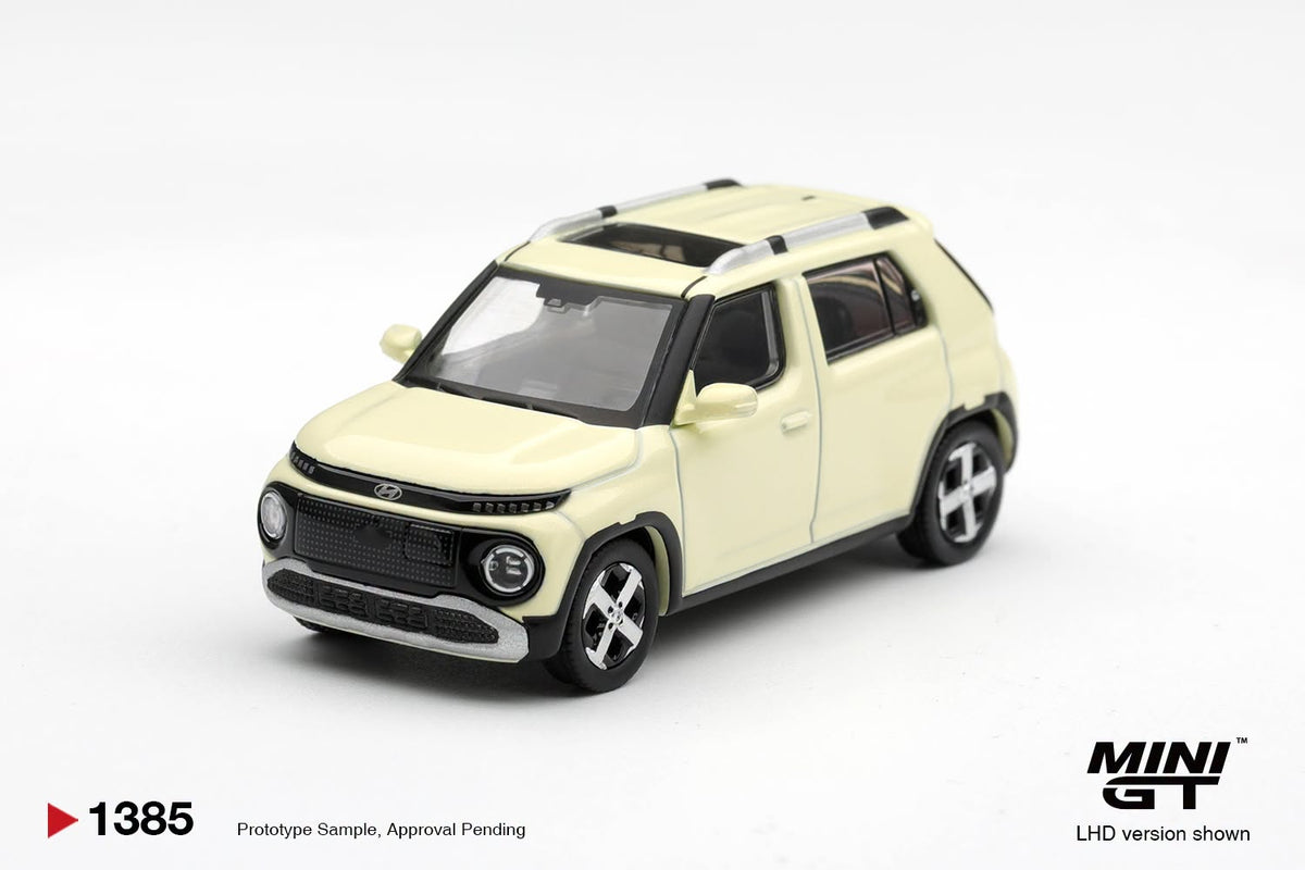 *Pre-Order* Mini GT No.1385 Hyundai Casper Butter Cream Yellow Pearl