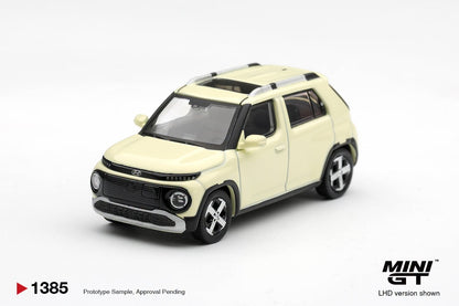 *Pre-Order* Mini GT No.1385 Hyundai Casper Butter Cream Yellow Pearl