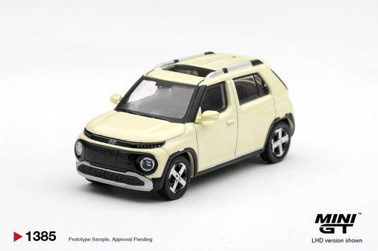 *Pre-Order* Mini GT No.1385 Hyundai Casper Butter Cream Yellow Pearl