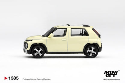 *Pre-Order* Mini GT No.1385 Hyundai Casper Butter Cream Yellow Pearl