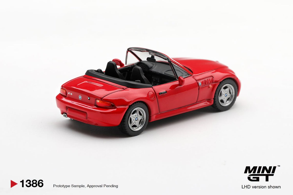 *Pre-Order* Mini GT No.1386 BMW Z3 Hellrot
