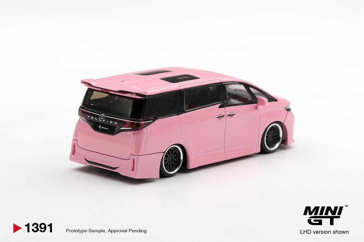 *Pre-Order* Mini GT No.1391 Toyota Vellfire 40 KUHL Metallic Pink