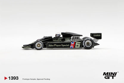 *Pre-Order* Mini GT No.1393 Lotus 78 #5 Mario Andretti 1977 US GP West Winner