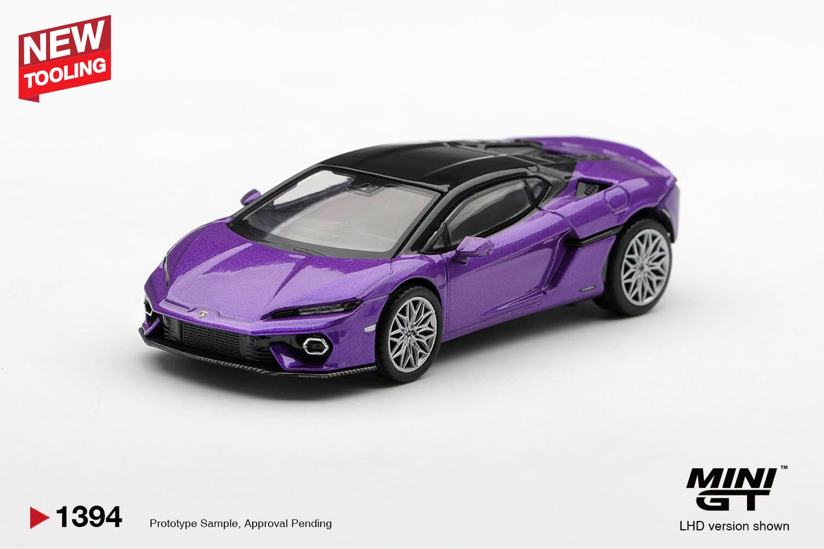 *Pre-Order* Mini GT No.1394 Lamborghini Temerario Viola Pasifae