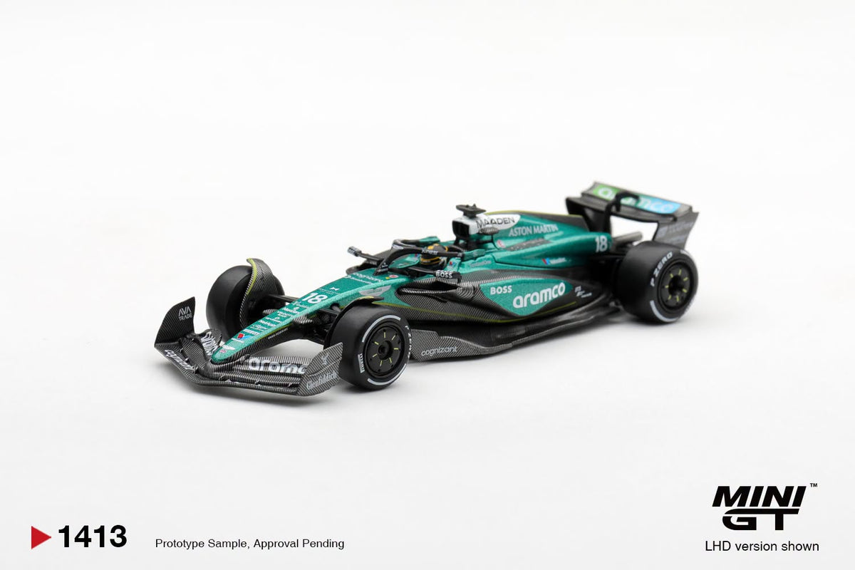 *Pre-Order* Mini GT No.1413 Aston Martin AMR24 #18 Lance Stroll 2024 F1 2024 Las Vegas GP