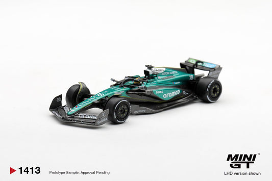 *Pre-Order* Mini GT No.1413 Aston Martin AMR24 #18 Lance Stroll 2024 F1 2024 Las Vegas GP