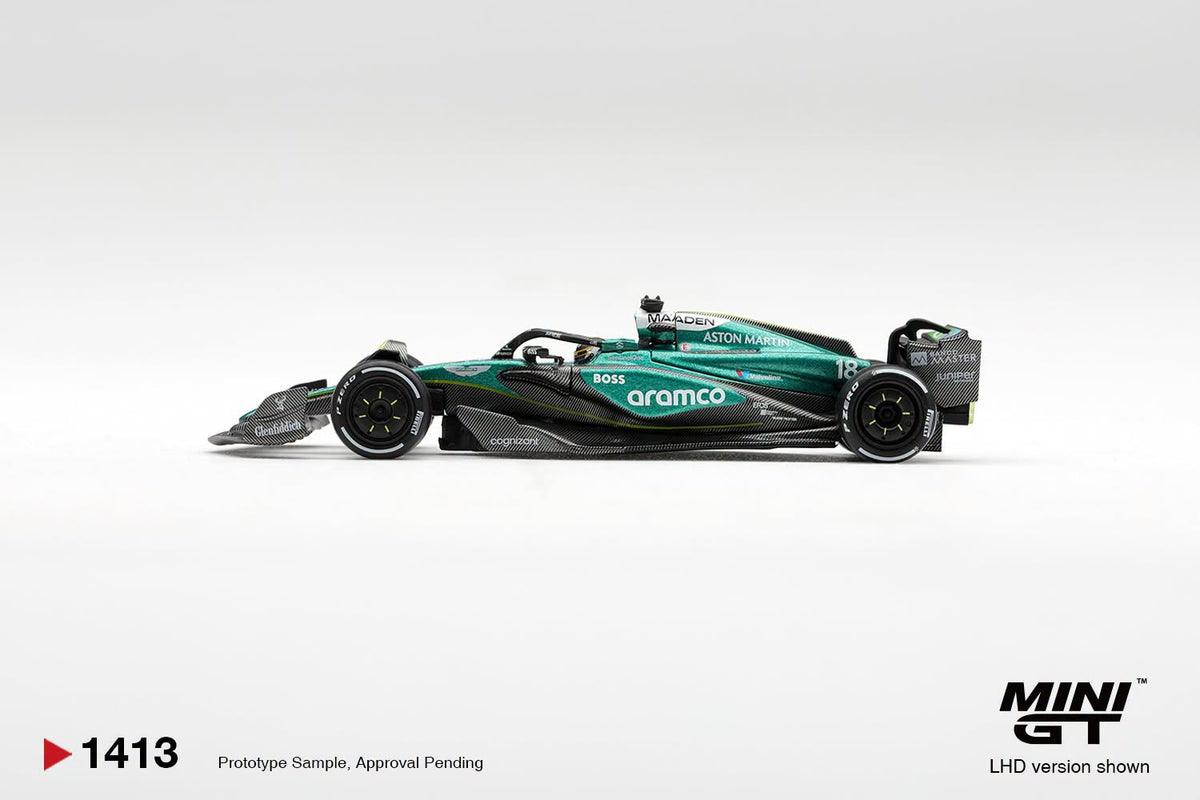 *Pre-Order* Mini GT No.1413 Aston Martin AMR24 #18 Lance Stroll 2024 F1 2024 Las Vegas GP
